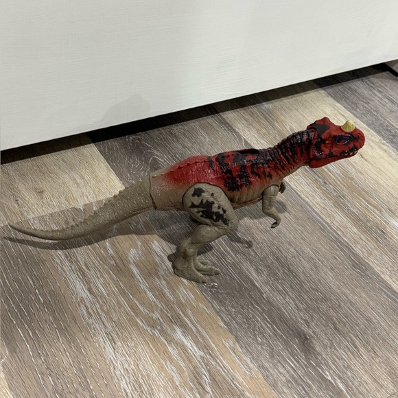 Jurassic World Camp Cretaceous Roar Attack Red Ceratosaurus Figure Toy Works - Picture 7 of 8